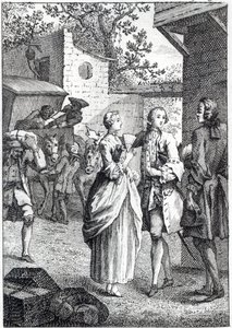 Rencontre du Chevalier Des Grieux et de Manon, scène de 